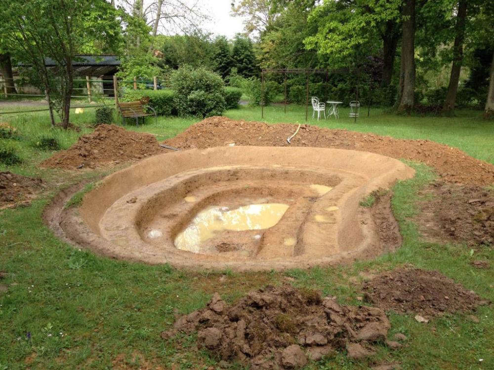 terrassement de piscine ronde